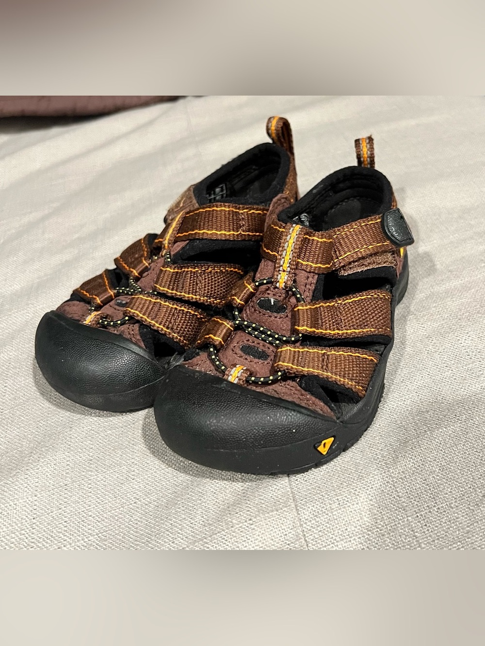 KEEN Toddler Newport H2 Water Sandals Brown Black Size 7